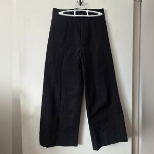 Frank & Oak "Josephine "Cropped Wide-Leg Pant